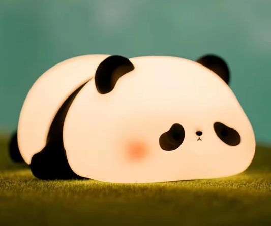 Cute Panda Soft Silicone LED Animal Bedside Lamp Model 1